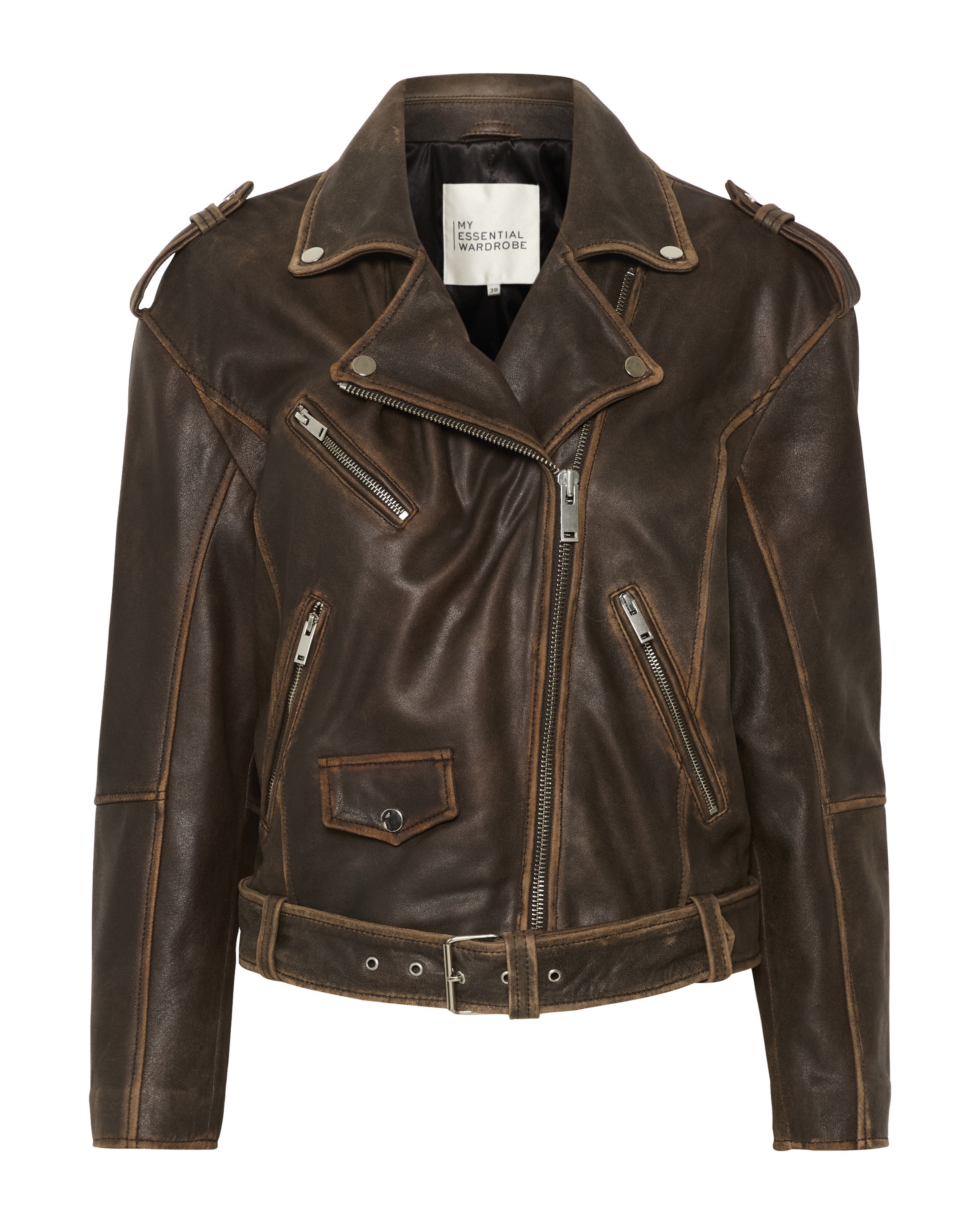 My Essential Wardrobe Overgangsjakke 'Gilo ' i brun: forside