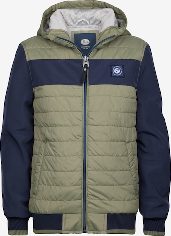 Petrol Industries Übergangsjacke 'Splash' in Grün: Vorderseite