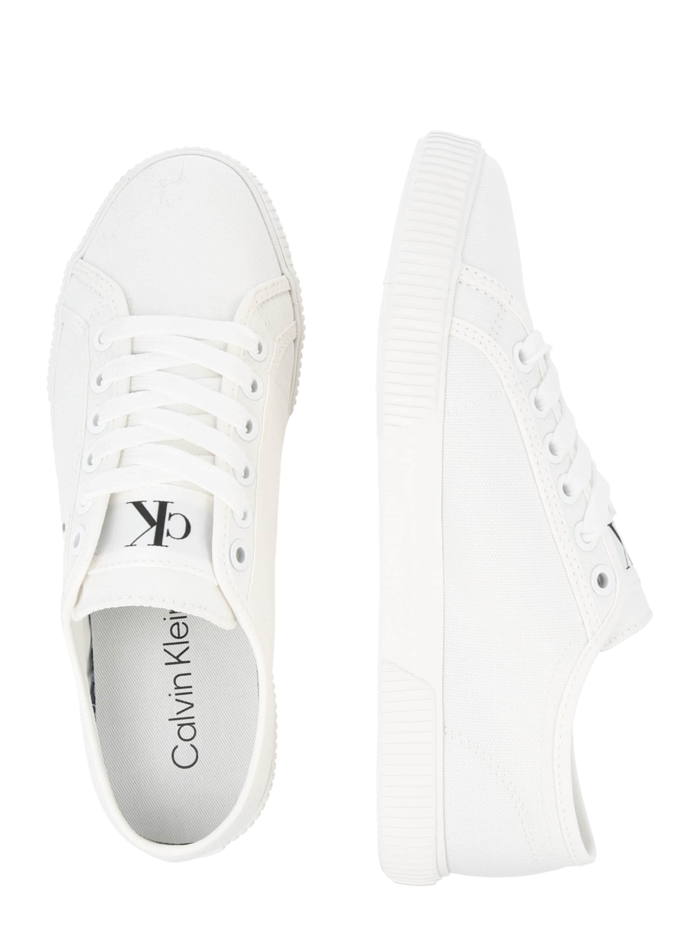 Calvin Klein Sneakers laag 'Ess' in Wit