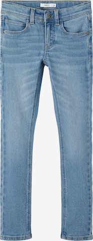 NAME IT Slimfit Jeans 'Theo' in Blauw: voorkant