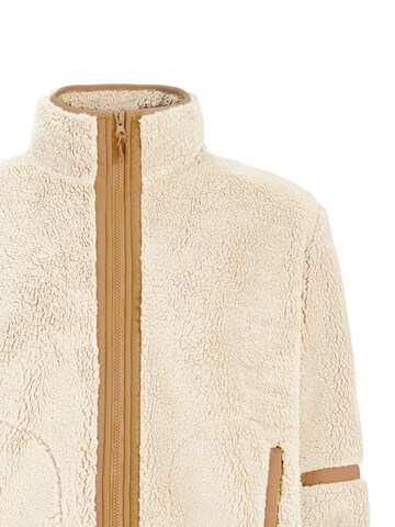 PROTEST Fleece Jacket 'PRTRed' in Brown