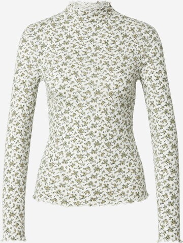 LEVI'S ® Tričko 'Flora Mockneck' – zelená: přední strana