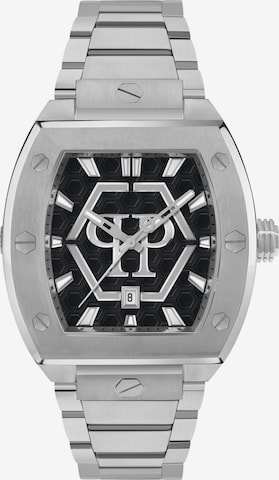 Montre à affichage analogique Philipp Plein Watches en argent : devant