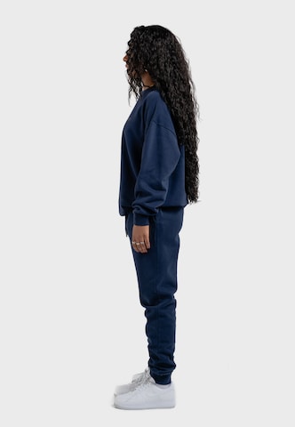 Oldskull Sweatshirt 'Peach Dyed Basic' in Blau