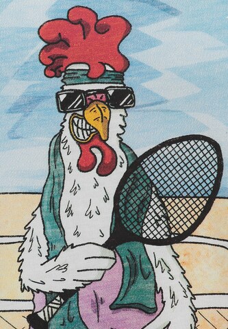 Key Largo Póló 'Tennis Chicken' - fehér