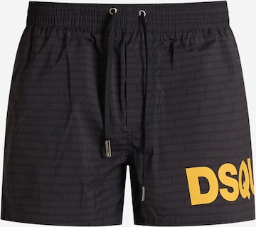 Pantaloncini da bagno di DSQUARED2 in giallo: frontale