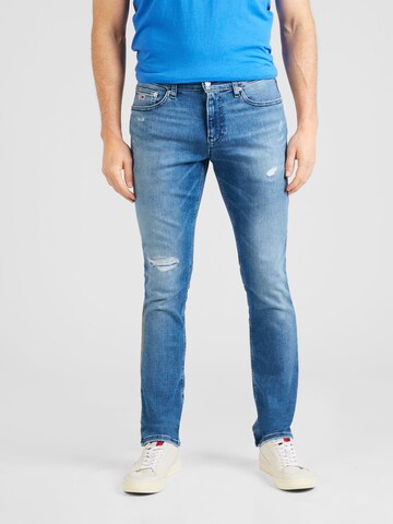 Tommy Jeans Slimfit Jeans 'SCANTON SLIM' in Blau: Vorderseite