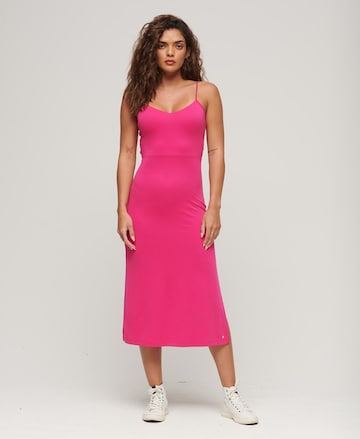 Superdry Dress in Pink: front