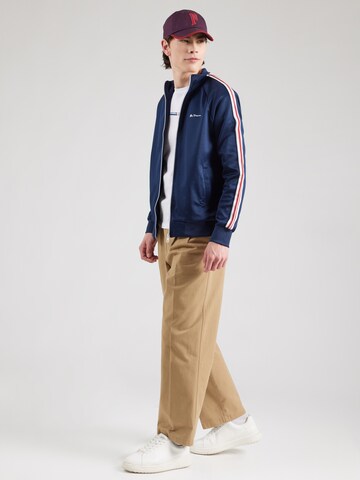 Ben Sherman Sweatjacke in Blau