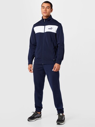PUMA Tracksuit 'Poly' in Blue: front