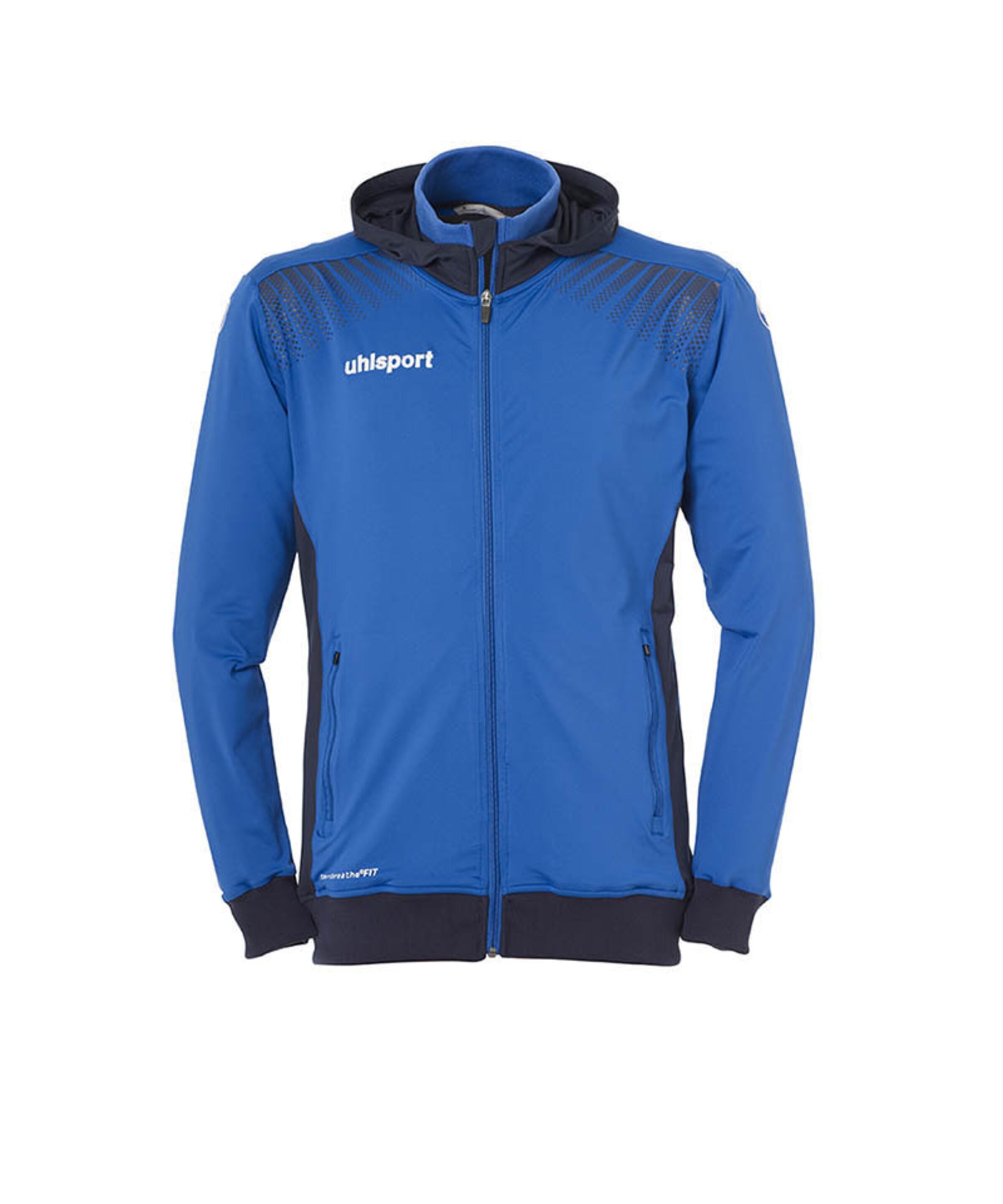 UHLSPORT Athletic Jacket in Blue: front