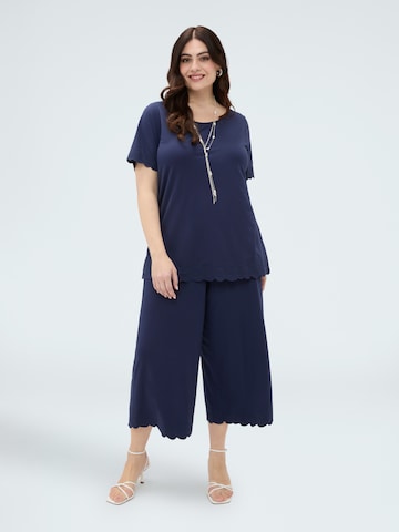 Fiorella Rubino Tapered Hose in Blau