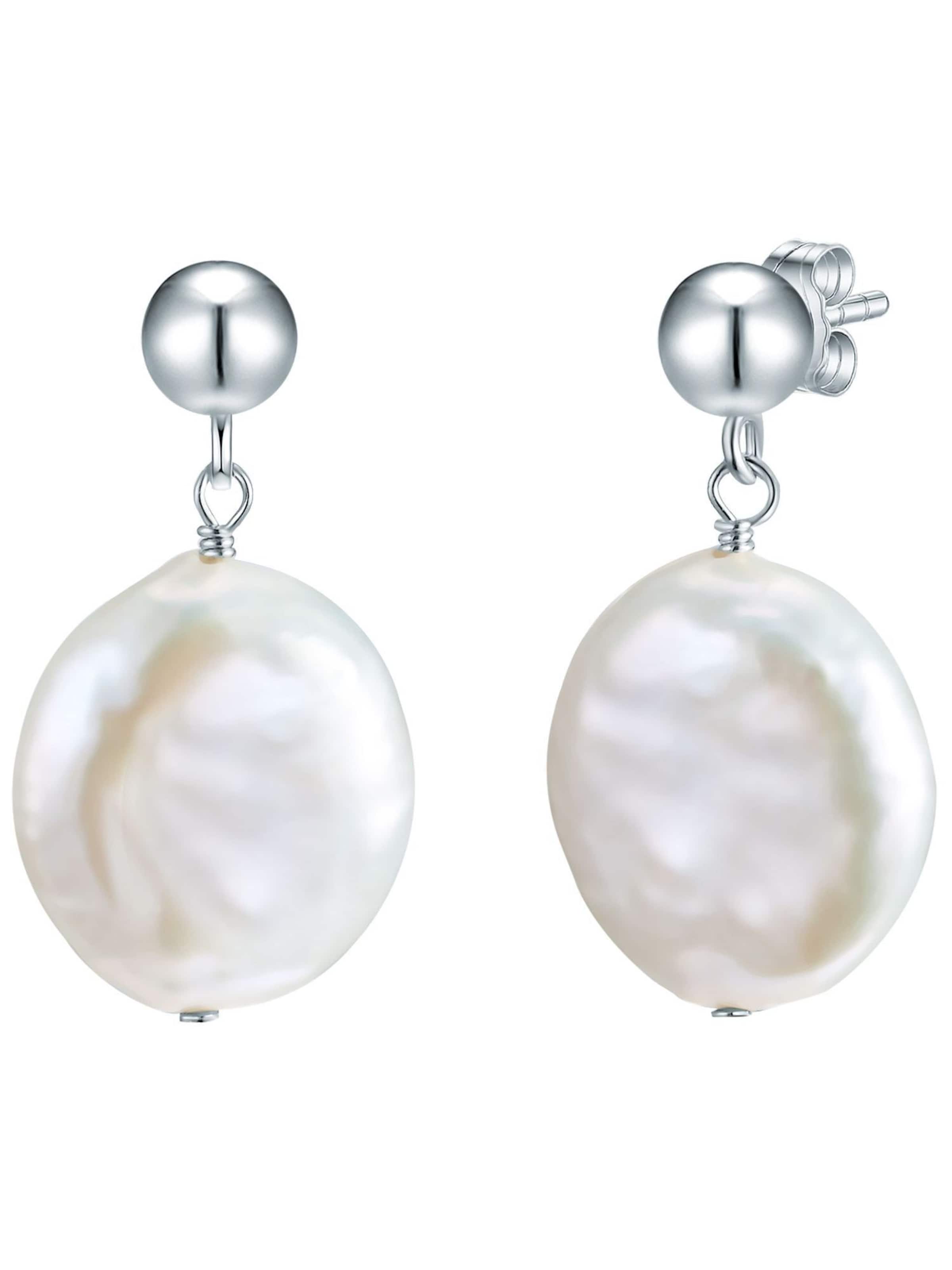Orecchini Valero Pearls di colore argento / bianco perla, Visualizzazione prodotti