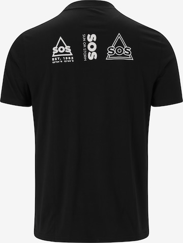 SOS Funktionsshirt 'Dolomiti' in Schwarz