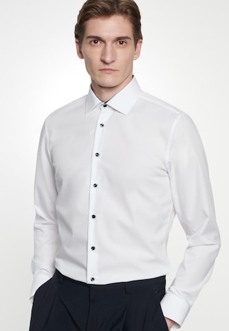 Slim fit Camicia business di SEIDENSTICKER in bianco