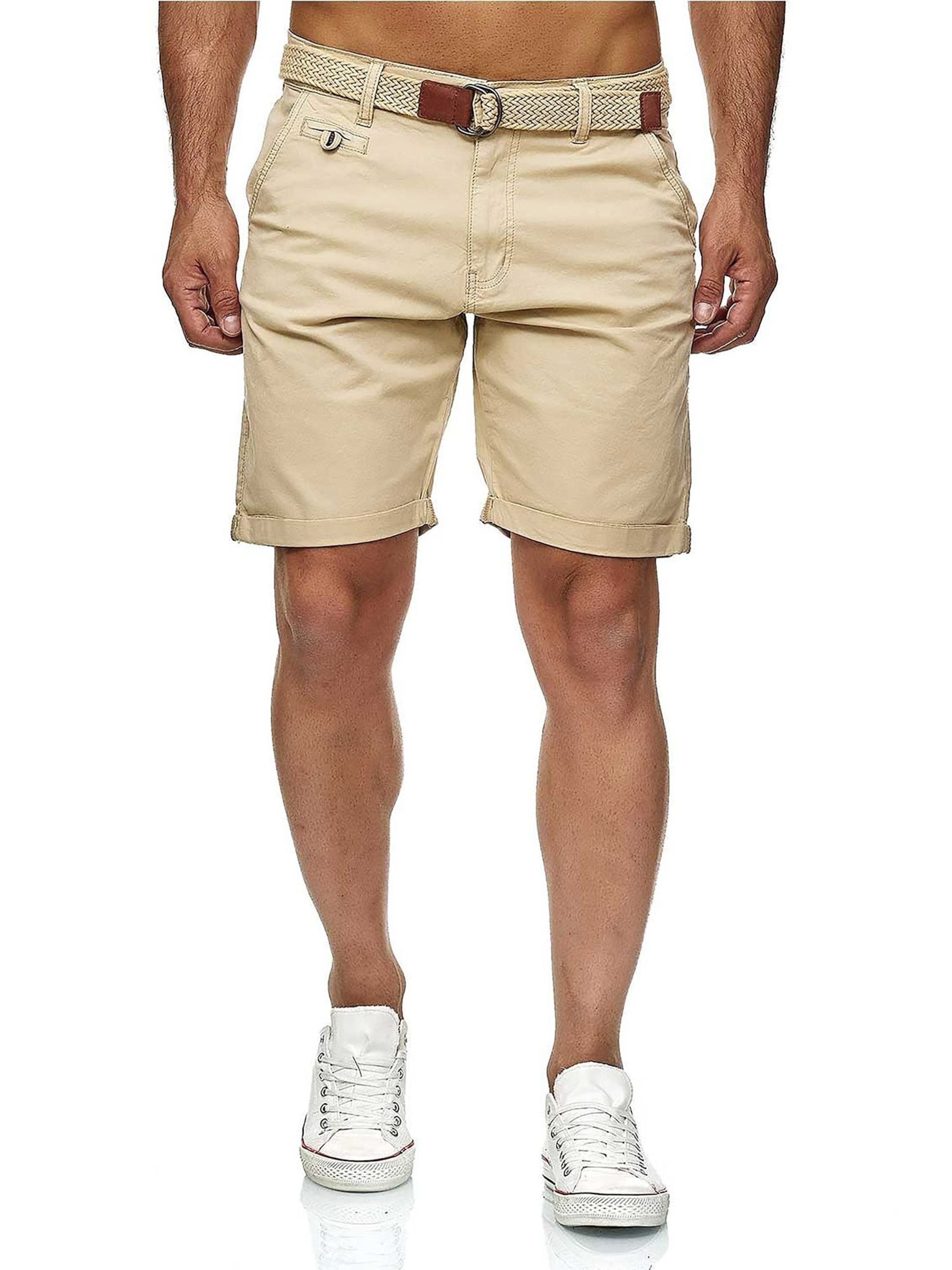 INDICODE Regular Hose 'Indicode Conor'‌‌‌‌‌‌‌ in Beige: Vorderseite