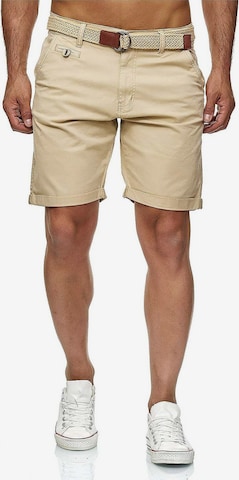 INDICODE Regular Hose 'Indicode Conor' in Beige: Vorderseite