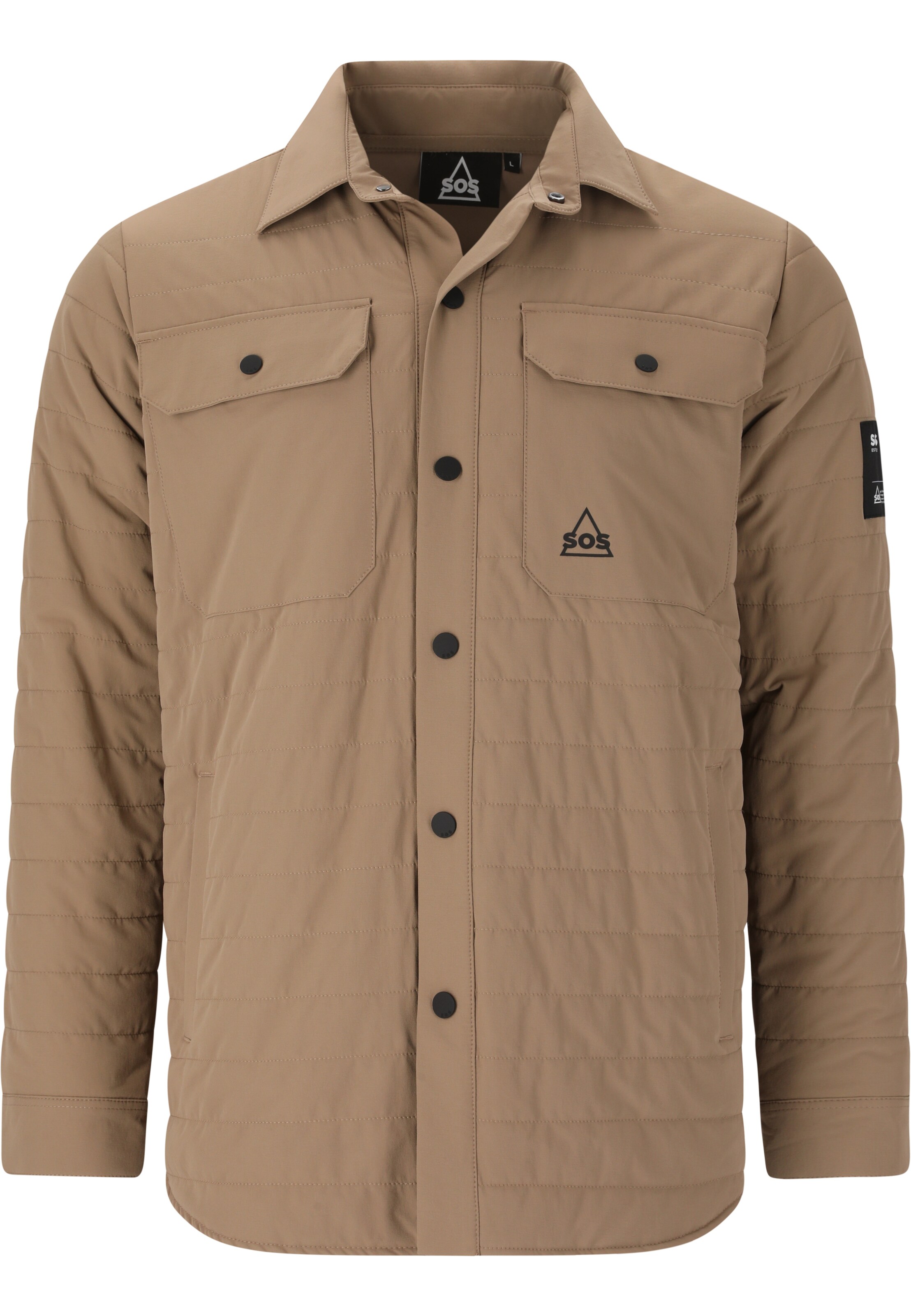 SOS Performance Jacket 'Jackson' in Brown: front