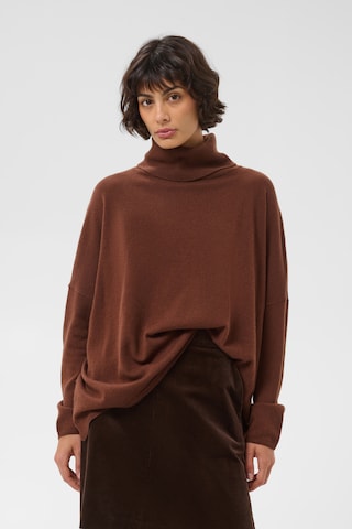 Part Two Sweater in Brown: front