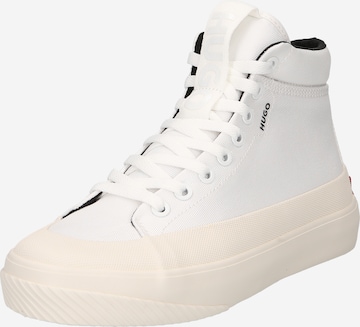 HUGO High-Top Sneakers 'Dyer' in White: front
