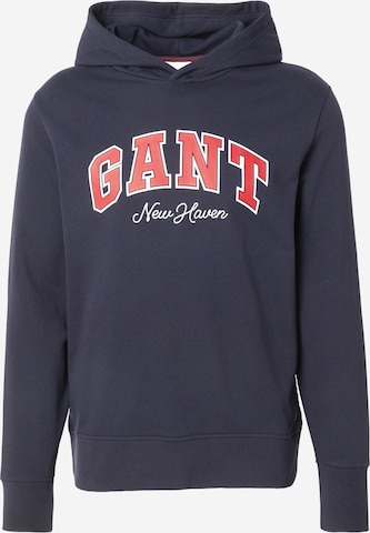 GANT Суичър в синьо: отпред