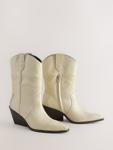 Bottes de cowboy 'Stern' Next en beige