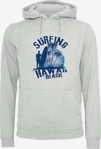 Sweat-shirt 'Hawaii Surf Beach Summer' F4NT4STIC en gris : devant