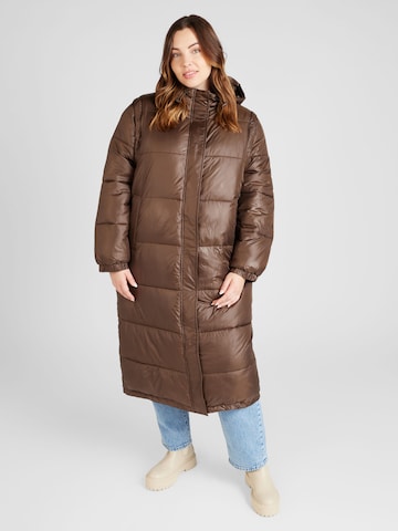 Manteau d’hiver 'Mi44lena' Z-One en marron : devant
