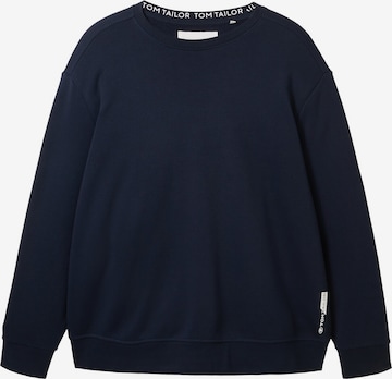 TOM TAILOR Men + Sweatshirt in Blau: predná strana