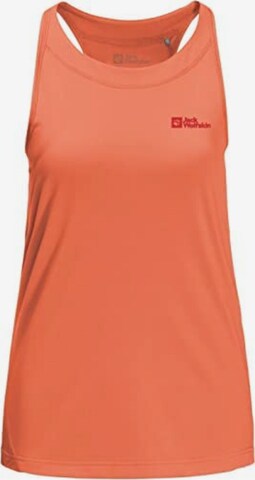 JACK WOLFSKIN Sporttop in Orange: predná strana