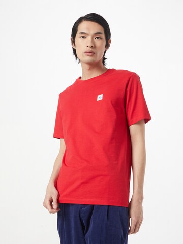 SCOTCH & SODA Shirt 'Essential' in Rood: voorkant