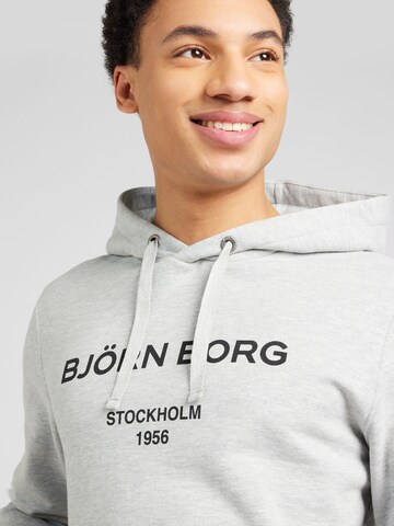 BJÖRN BORG Athletic Sweatshirt in Grey