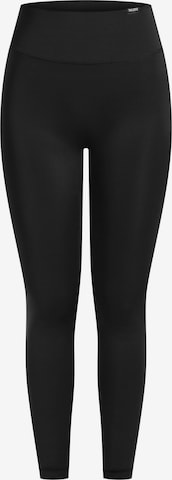 Smilodox Slimfit Leggings in Zwart: voorkant