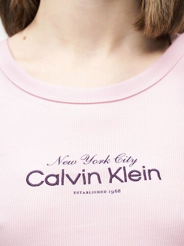 Calvin Klein Jeans Top in Roze