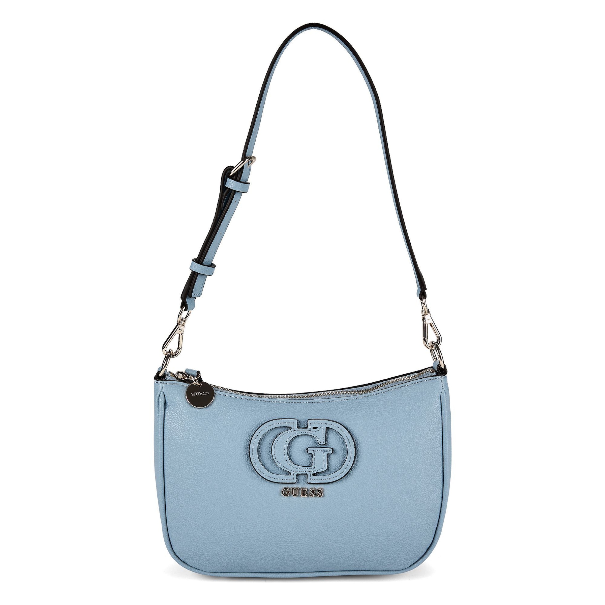 GUESS Schultertasche 'Isola' in Blau: Vorderseite