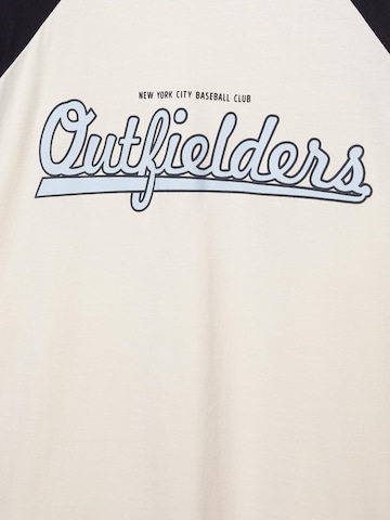 Pull&Bear T-Shirt 'OUTFIELDERS' in Weiß
