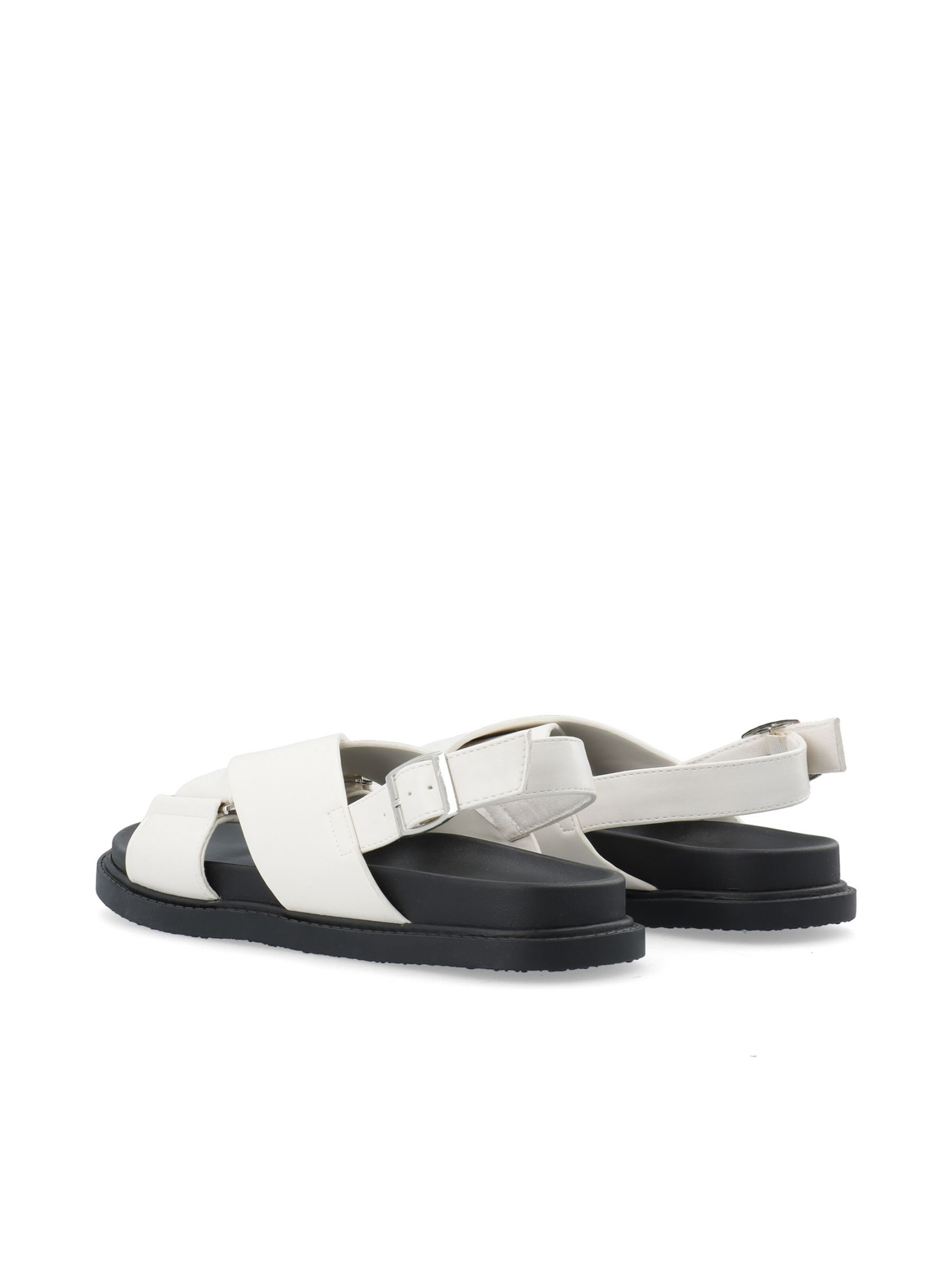 Bianco Strap Sandals in White