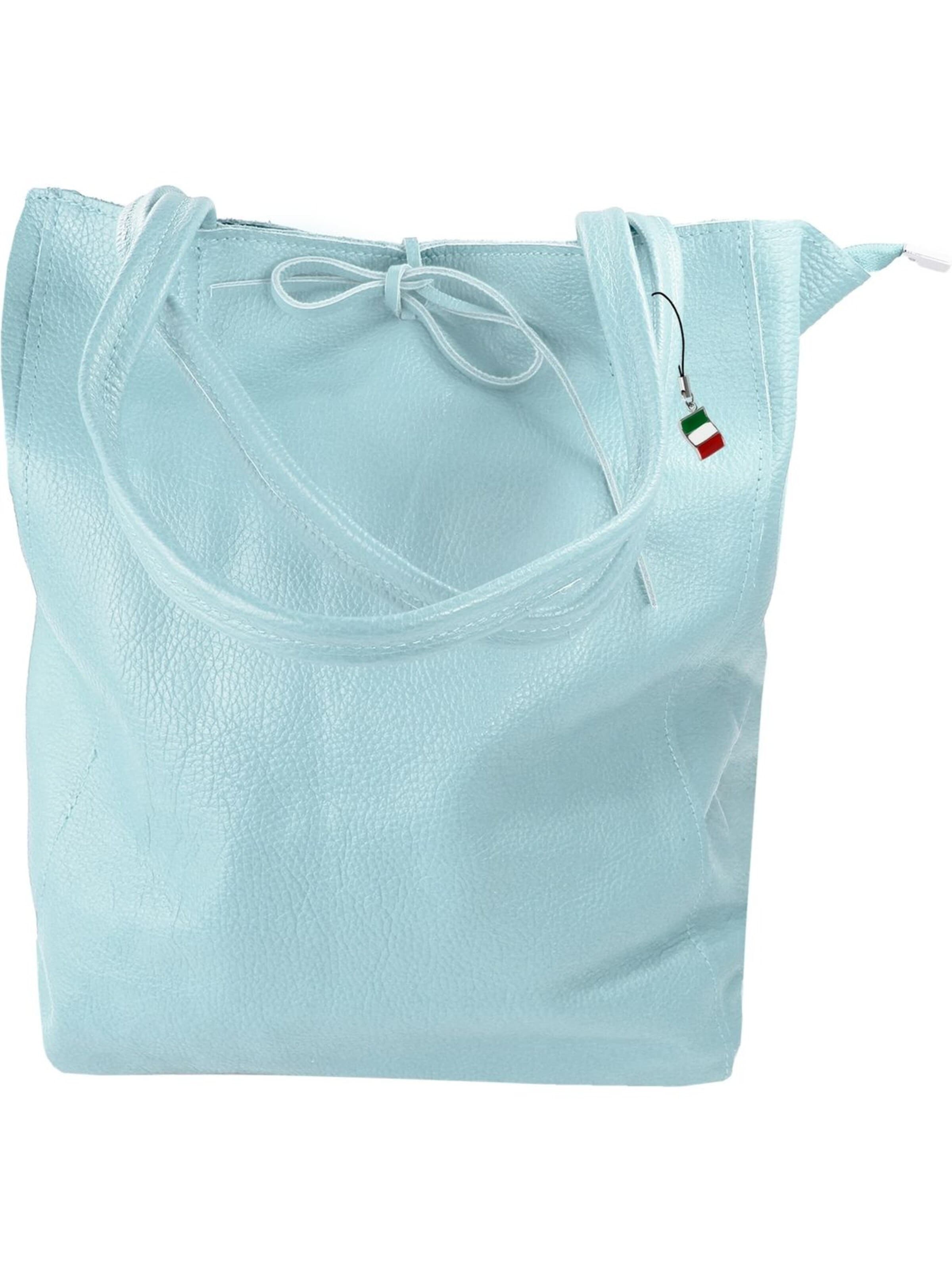Florence Schoudertas in Blauw: voorkant