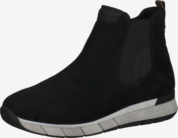 Bama Chelsea Boots in Black: front