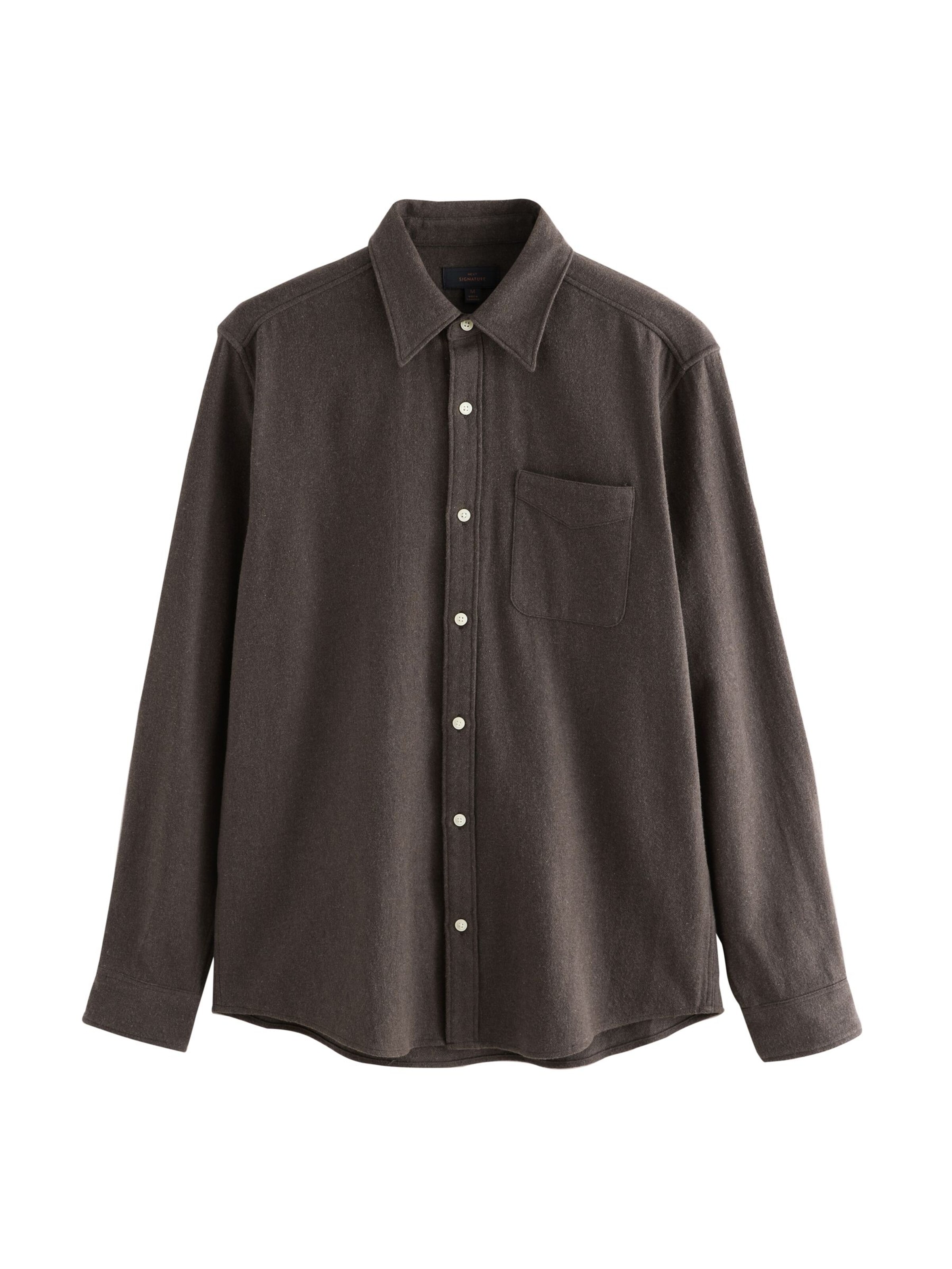 Next Chemise en marron, Vue avec produit