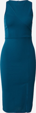 WAL G. - Vestido de tubo 'DAVY' en azul: frente