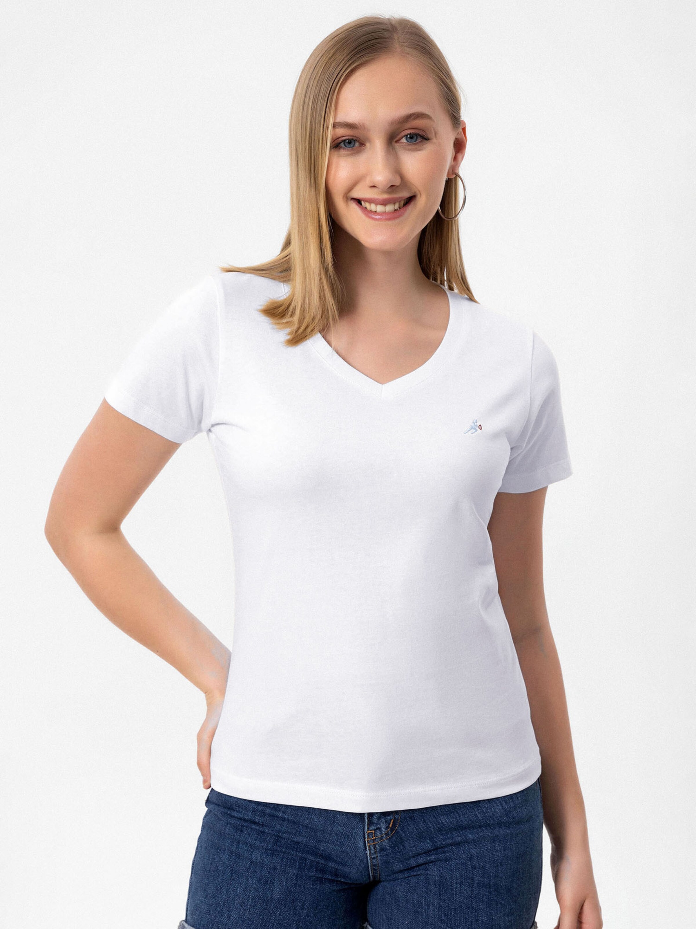 Moxx Paris Μπλουζάκι σε μπλε: μπροστά