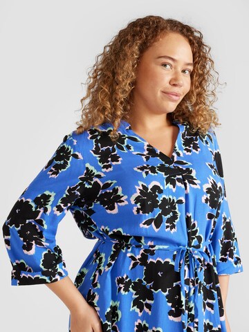 ONLY Carmakoma Jurk 'NOVA LIFE' in Blauw