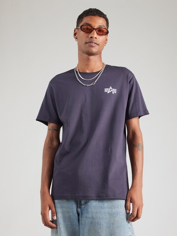 ALPHA INDUSTRIES Majica | modra barva