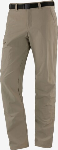 Maier Sports Skinny Outdoor Pants 'Nil' in Grey: front