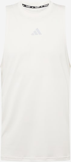 ADIDAS PERFORMANCE T-Shirt fonctionnel 'HIIT' en gris argenté / blanc cassé, Vue avec produit