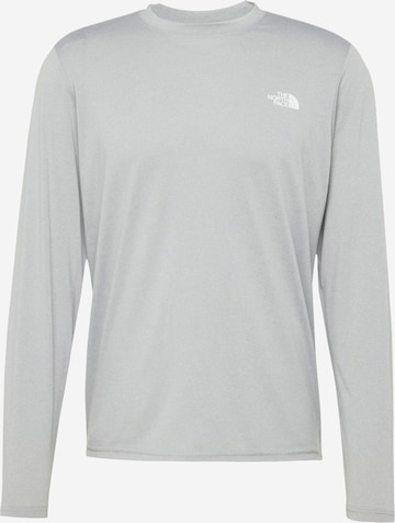 THE NORTH FACE Functioneel shirt 'Reaxion Amp' in Grijs: voorkant