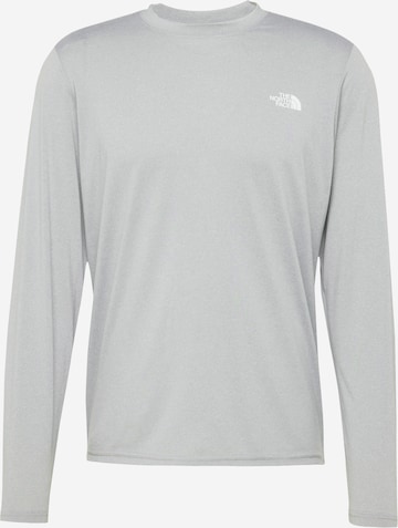 THE NORTH FACE Sportshirt 'Reaxion Amp' in Grau: predná strana