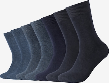 camano Socken in Blau: predná strana