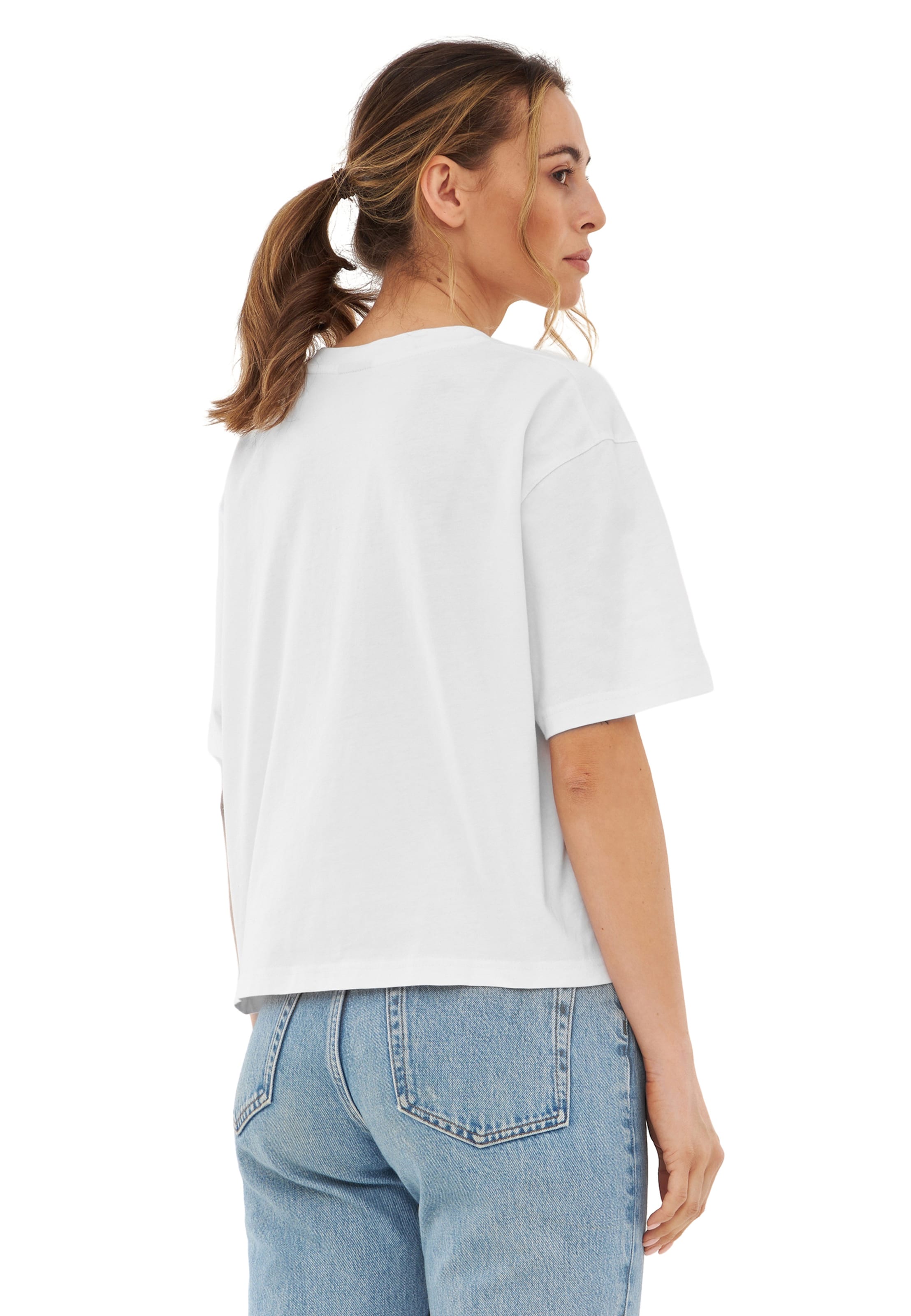 Johnny Urban Тениска 'Zoey' в бяло